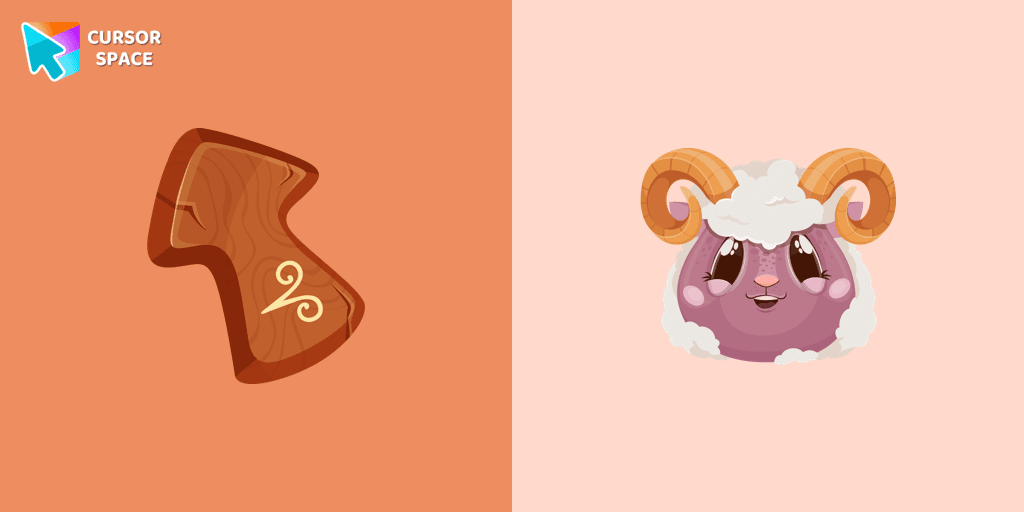Aries Zodiac Sign cursor